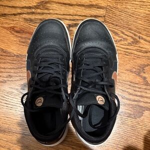 Womens Nike Black and Brown Low-Top Sneakers